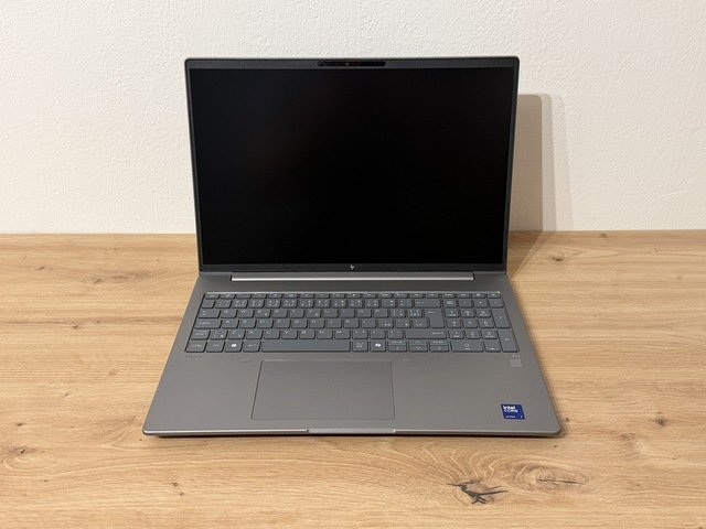 HP ZBook otevřený notebook