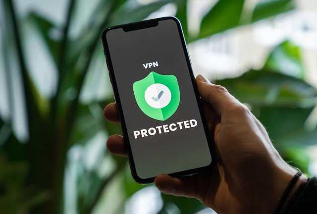 mobilní telefon s VPN