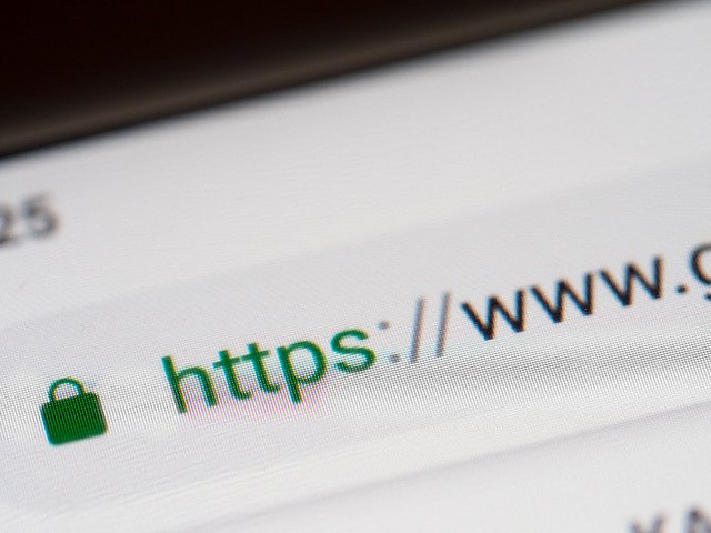 https v adresní řádce prohlížeče internetu