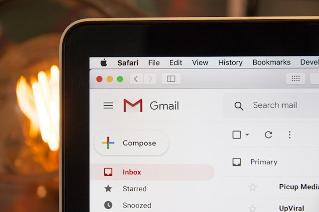 gmail v notebooku