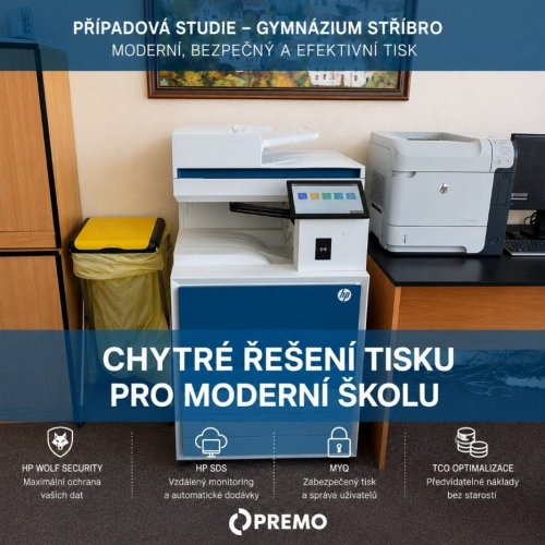 Jak Gymnázium Stříbro vyřešilo tisk