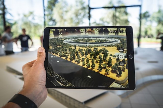 tablet rozšířená realita