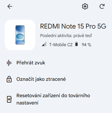 Možnosti u zařízení v Pátracím centru