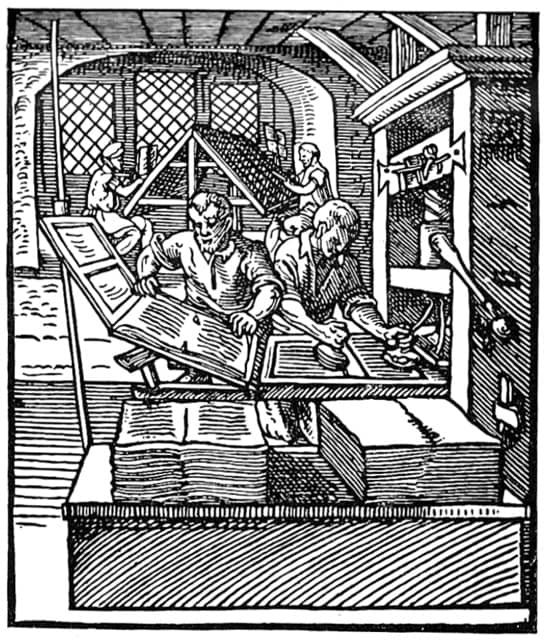 knihtisk v 16. století