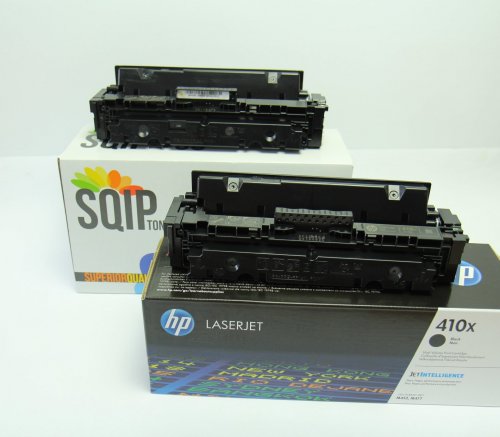 Originální toner HP a alternativní toner SQiP